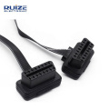 Car OBD2  double Extension flat Cable Car Diagnostic Tools obd cable factory price Fast shipping support OEM customizing